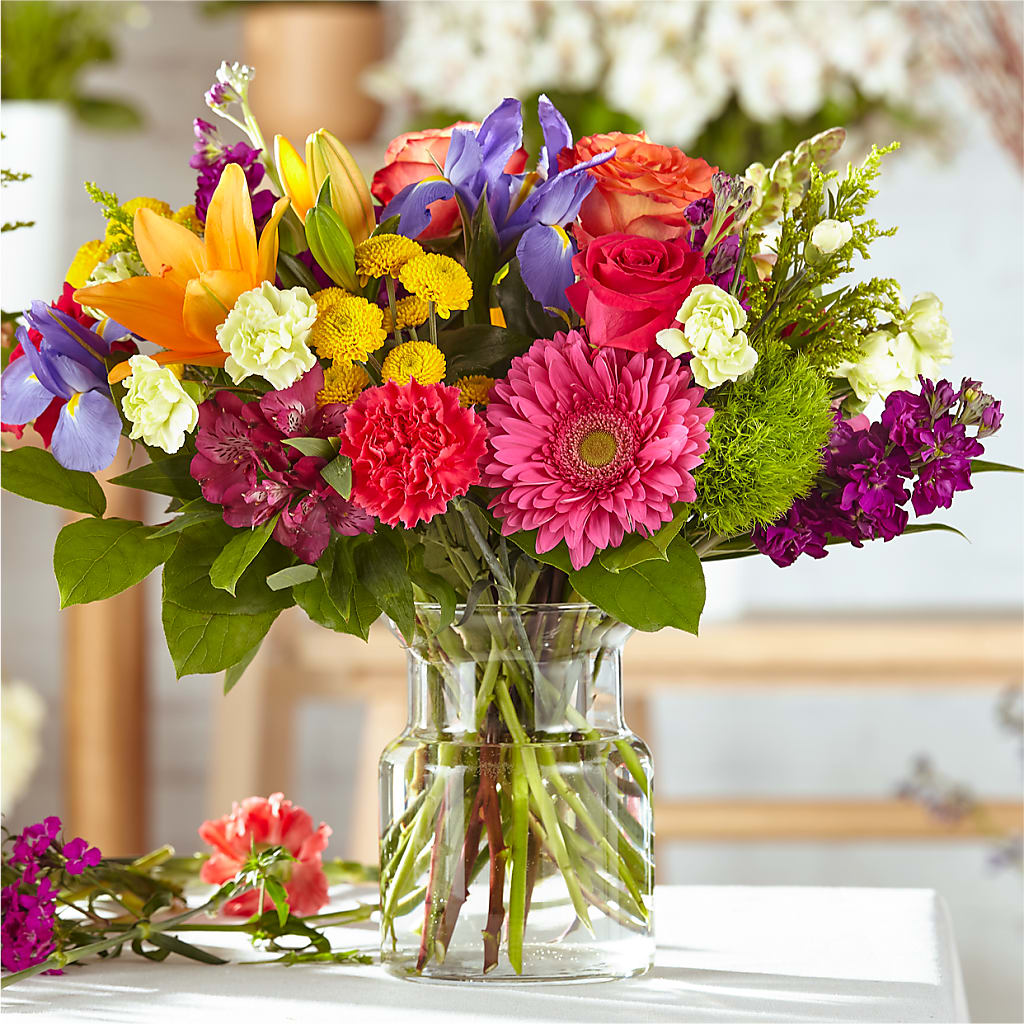 Bold & Bright – A Florist Original – Everythings Blooming Florist, San Jose CA