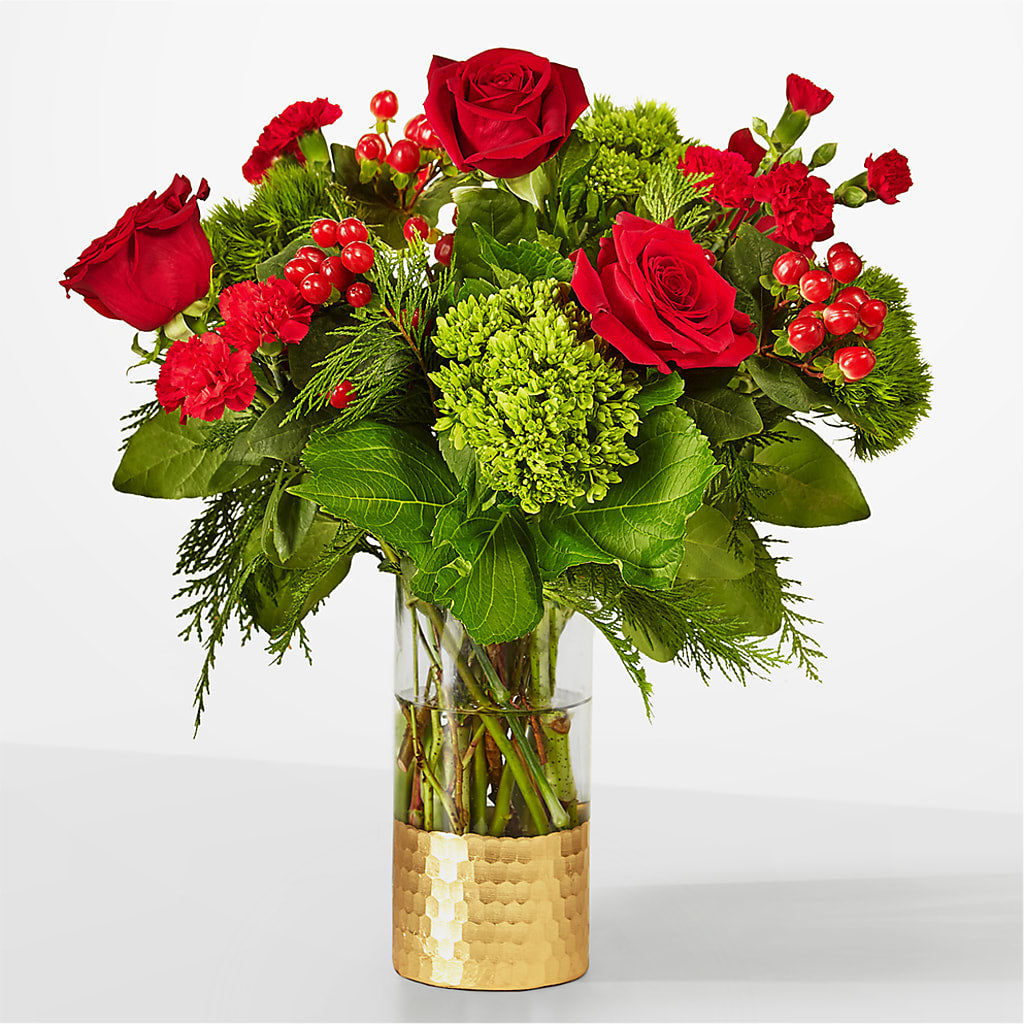 Plaid Throw Bouquet – Everythings Blooming Florist, San Jose CA