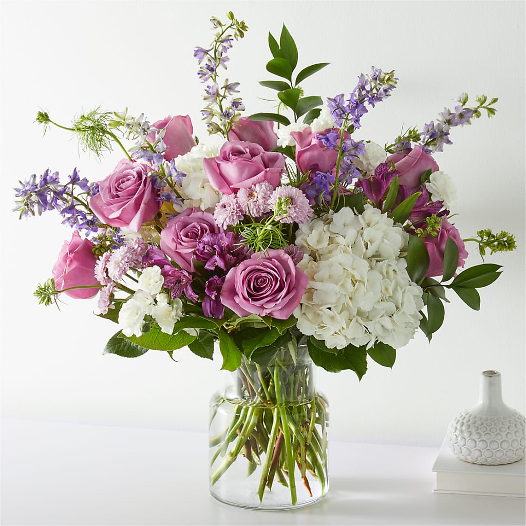 Violet Caress Bouquet – Everythings Blooming Florist, San Jose CA
