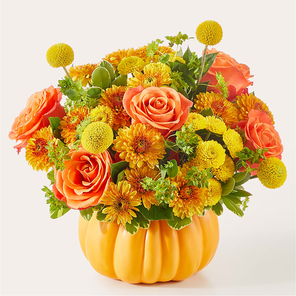 Gourdgeous Pumpkin – Everythings Blooming Florist, San Jose CA