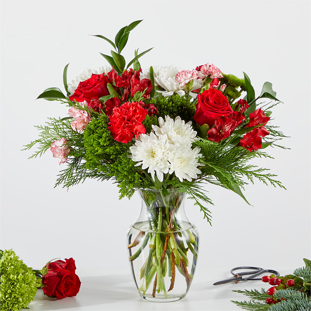 Merry Moment Bouquet – A Florist Original – Everythings Blooming Florist, San Jose CA