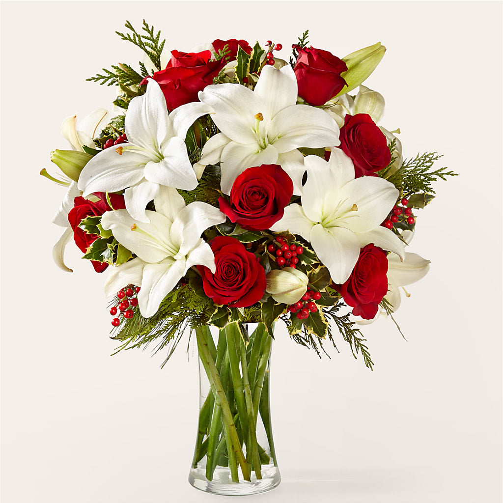 Sparkling Snowflakes Bouquet – Everythings Blooming Florist, San Jose CA