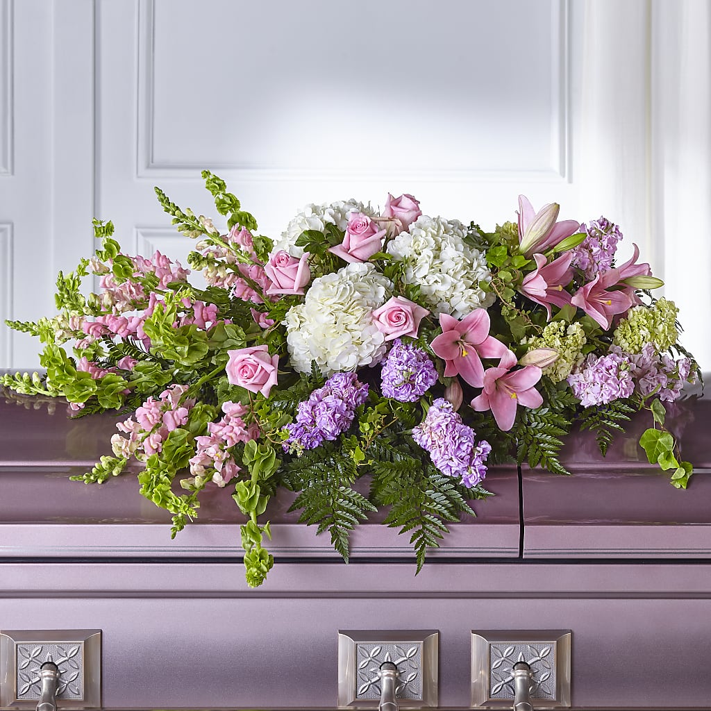 Life's Gratitude Casket Spray – Everythings Blooming Florist, San Jose CA