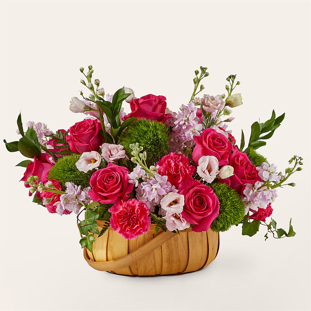 Radiance in Bloom Basket – Everythings Blooming Florist, San Jose CA