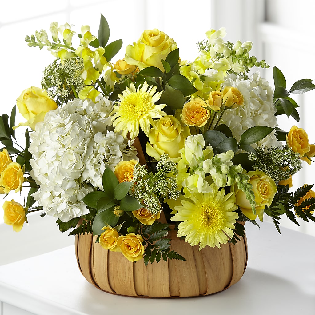 Rustic Remembrance Basket – Everythings Blooming Florist, San Jose CA