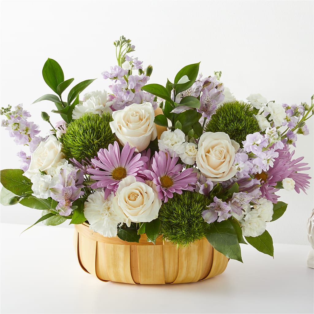Peace & Love Basket – Everythings Blooming Florist, San Jose CA