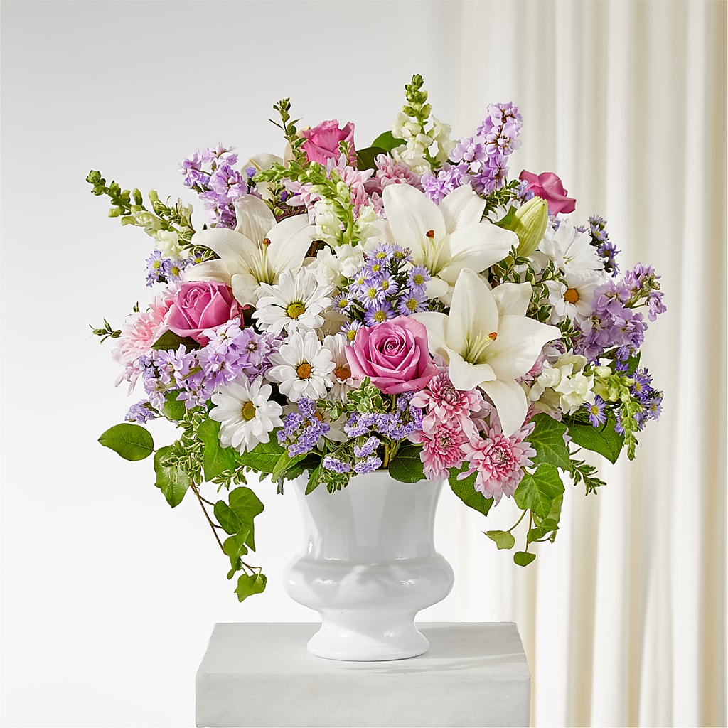 Remarkable Life Urn Arrangement – Everythings Blooming Florist, San Jose CA