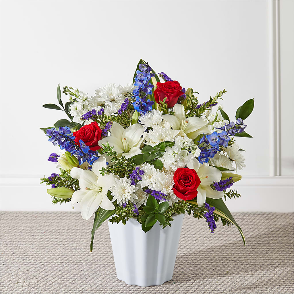 Consoled Floor Basket – Everythings Blooming Florist, San Jose CA