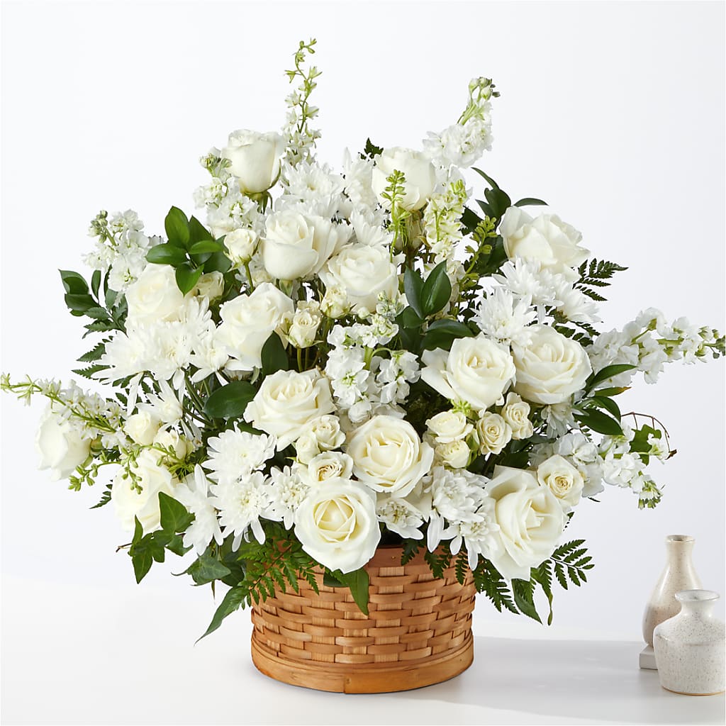 Heartfelt Condolences Arrangement – Everythings Blooming Florist, San Jose CA
