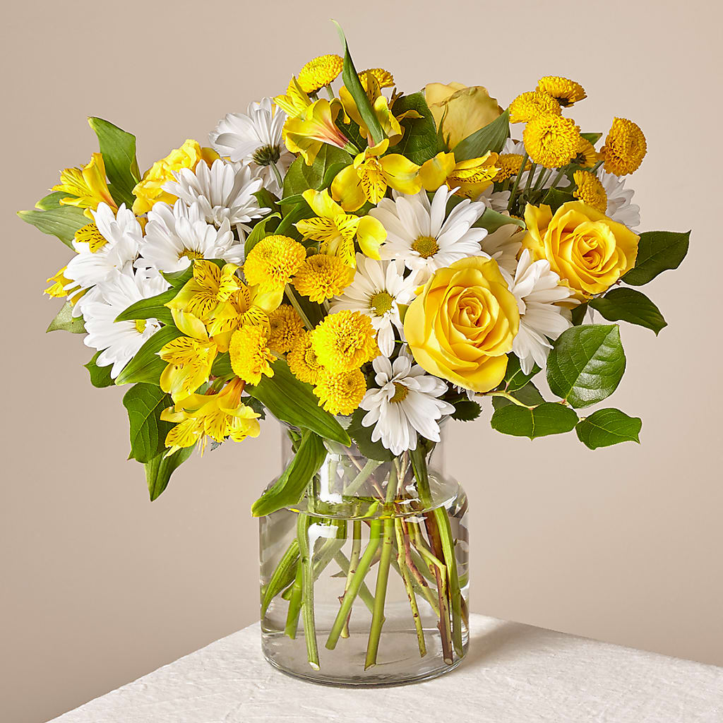Sunny Sentiments Bouquet – Everythings Blooming Florist, San Jose CA