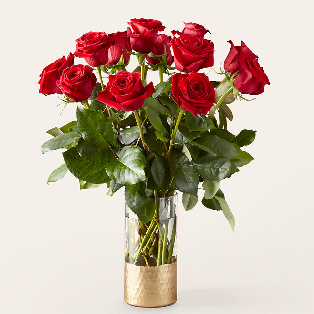Classic Love Red Rose Bouquet – Everythings Blooming Florist, San Jose CA