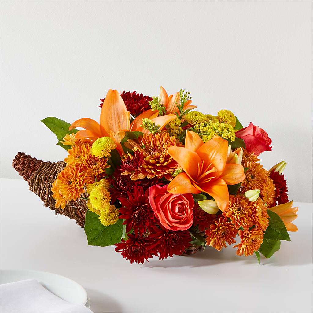 Bouquet of Blessings Cornucopia – Everythings Blooming Florist, San Jose CA