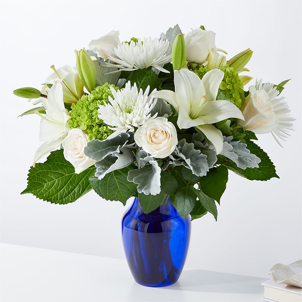 Snowy Dreams Bouquet – Everythings Blooming Florist, San Jose CA