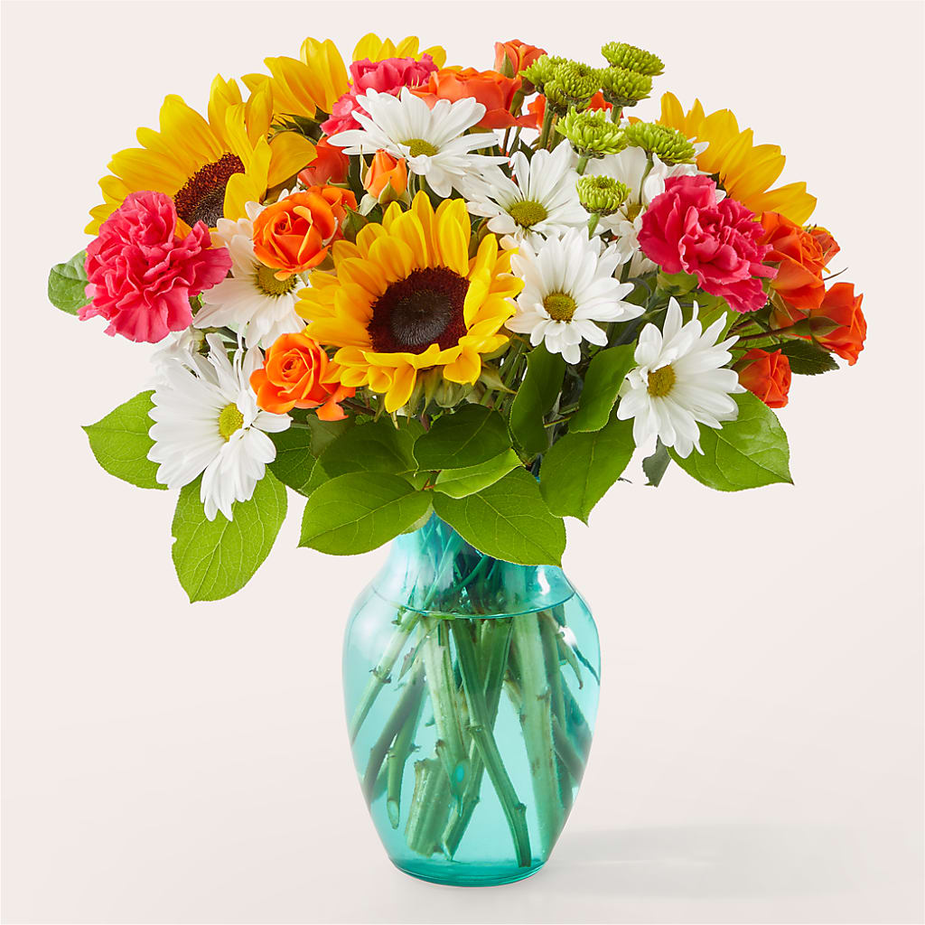Sun-drenched Blooms Bouquet – Everythings Blooming Florist, San Jose CA