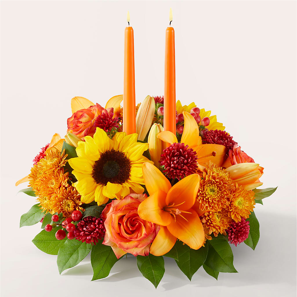 Grateful Centerpiece – Everythings Blooming Florist, San Jose CA