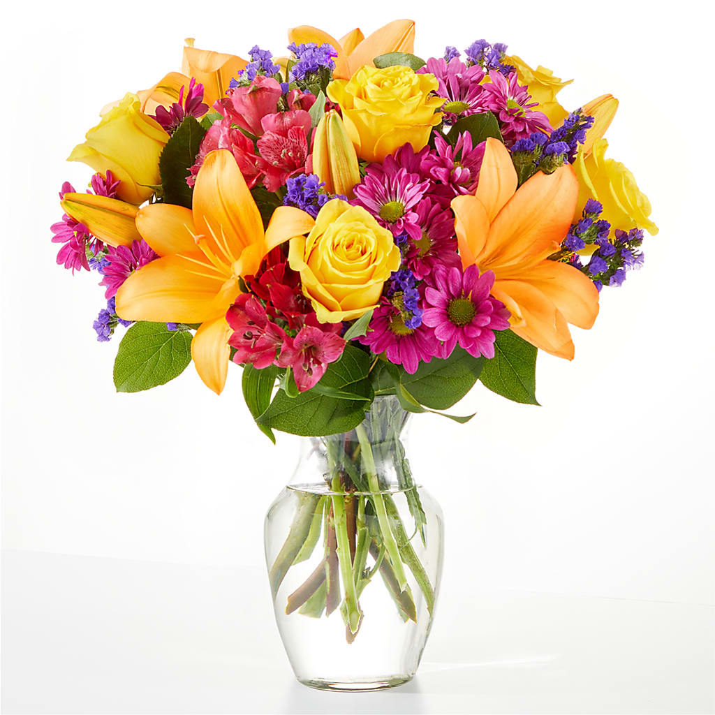 Colorful Visions Bouquet – Everythings Blooming Florist, San Jose CA
