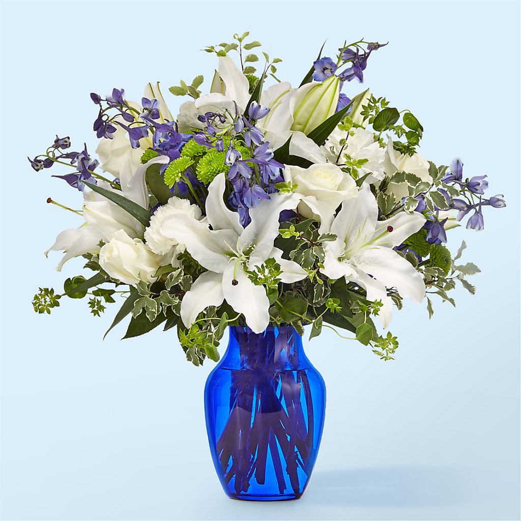 Santorini Bouquet – Everythings Blooming Florist, San Jose CA