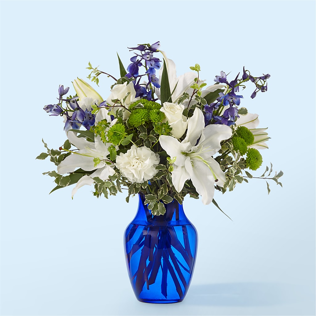 Santorini Bouquet – Everythings Blooming Florist, San Jose CA