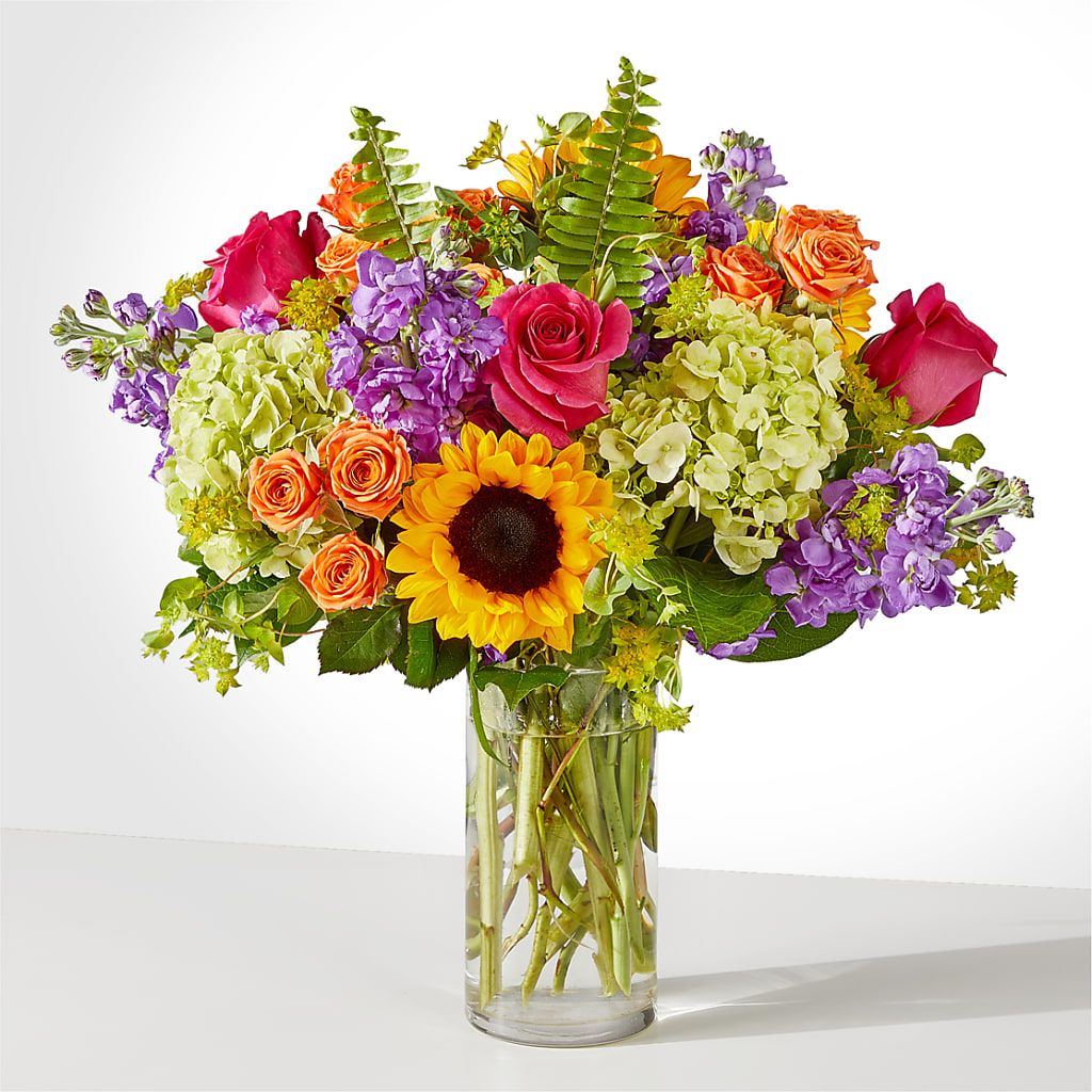 Vibrant Greetings Bouquet – Everythings Blooming Florist, San Jose CA