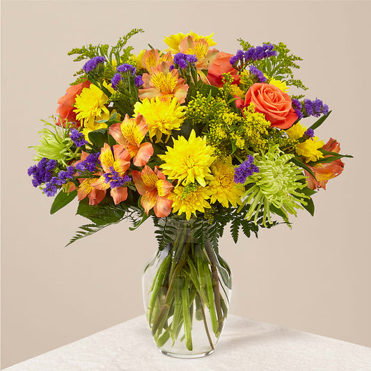 Marmalade Skies Bouquet –  Everythings Blooming Florist, San Jose CA