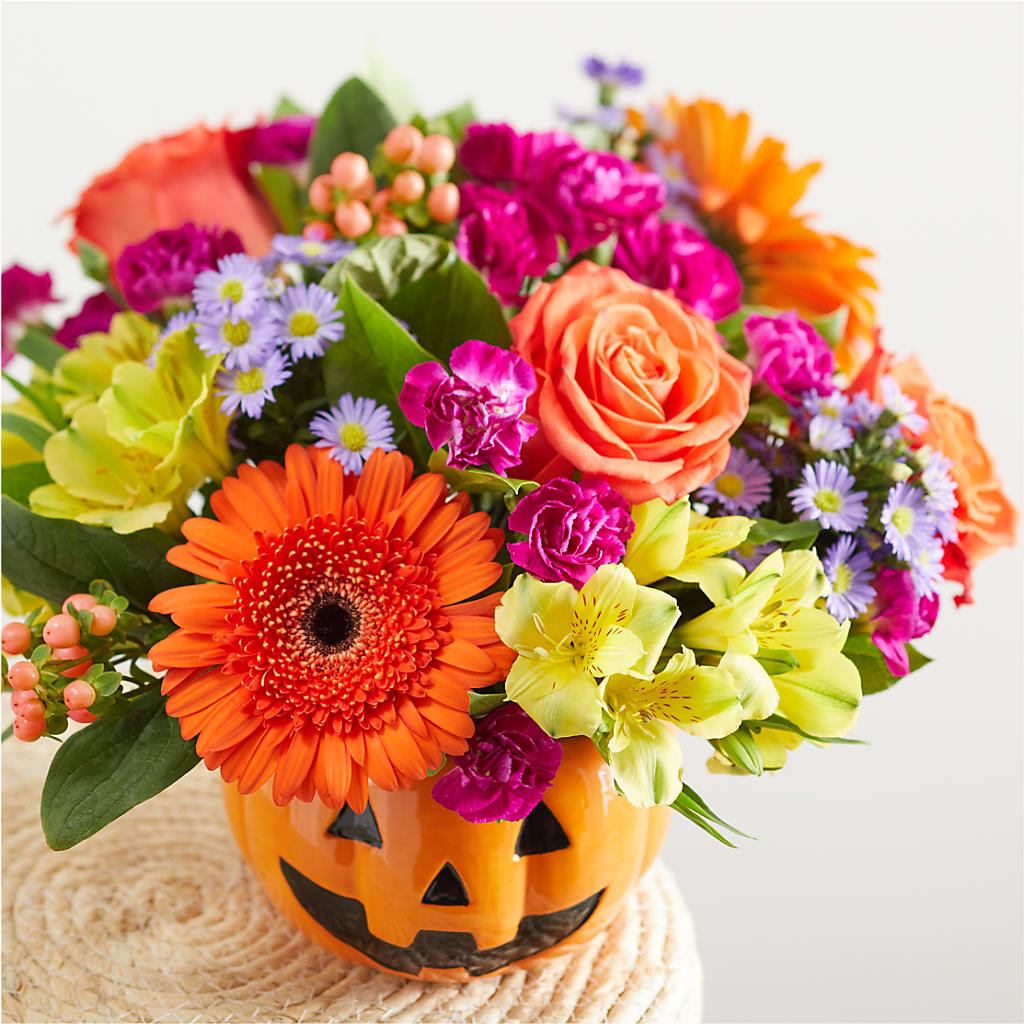 Tricks & Treats Pumpkin –  Everythings Blooming Florist, San Jose CA