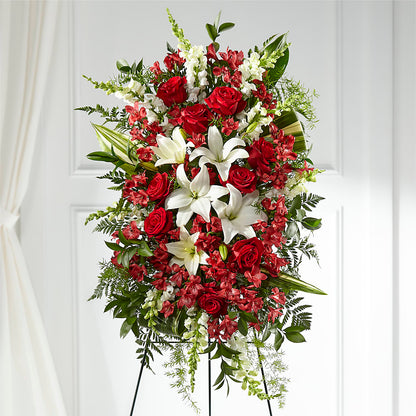 Everlasting Memory Standing Spray –  Everythings Blooming Florist, San Jose CA
