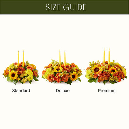 Autumn Harmony Centerpiece –  Everythings Blooming Florist, San Jose CA