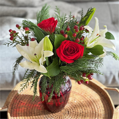Evergreen Delight Bouquet –  Everythings Blooming Florist, San Jose CA