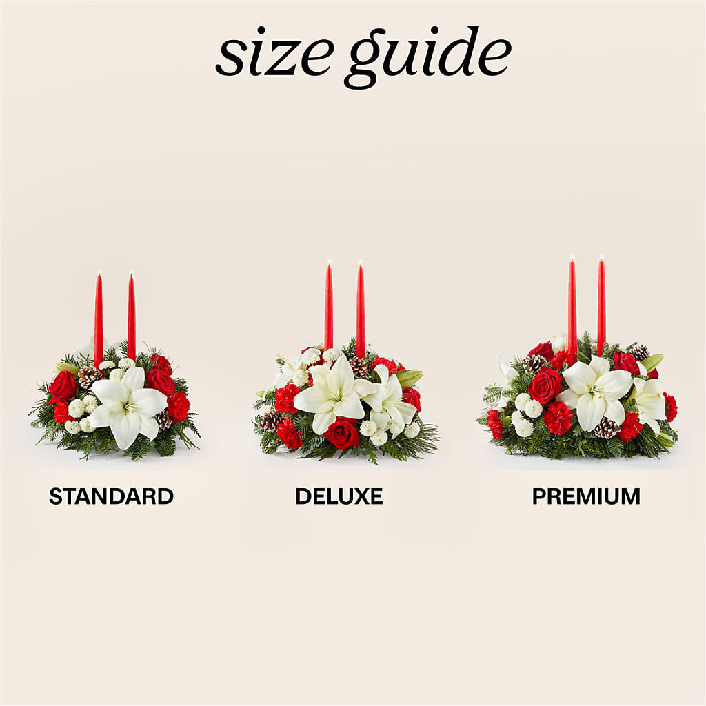 Seasonal Festivities Centerpiece –  Everythings Blooming Florist, San Jose CA