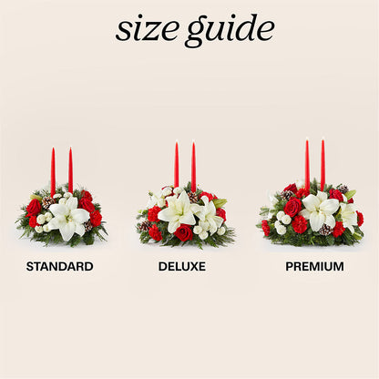 Seasonal Festivities Centerpiece –  Everythings Blooming Florist, San Jose CA